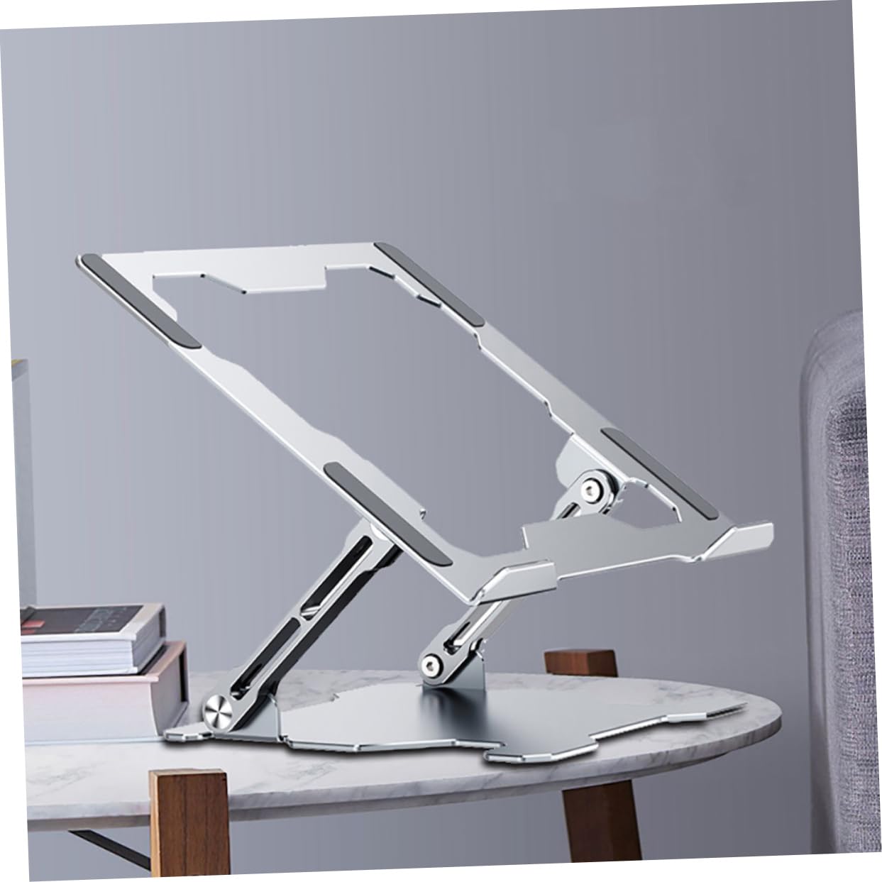 Soporte Metálico para Portátil Ajustable Multiusos Soporte De Aleación De para Pc Portátil para Trabajo Casa o Oficina