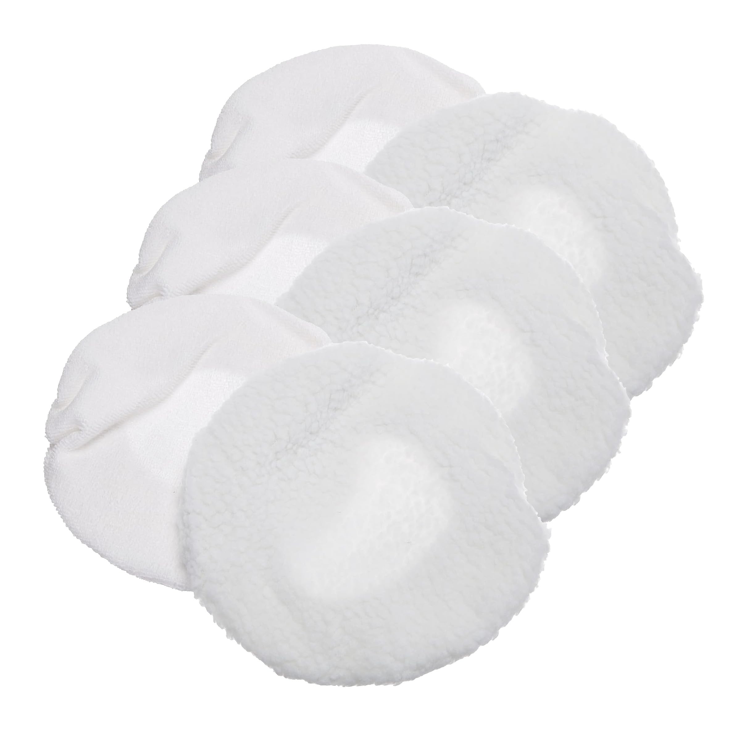 Lot de 6 tampons de polissage en laine d'agneau et éponge 240 mm pour voitures, camionnettes, etc.
