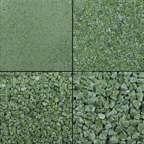 Crushed Green Turquoise Coarse Gemstone Powder Crushed Green Turquoise All Size For Woodwork, Ring Inlay Healing Stone Powder, Healing Stone Inlay Resin Art (0.5 to 1 MM, 100 Gram (3.52 OZ))