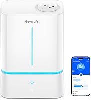 GoveeLife 4.5L Smart Cool Mist Humidifier for Bedroom - App/Voice Control, 40H Runtime, Auto Humidity, Scent Diffuser, Quiet Night Light