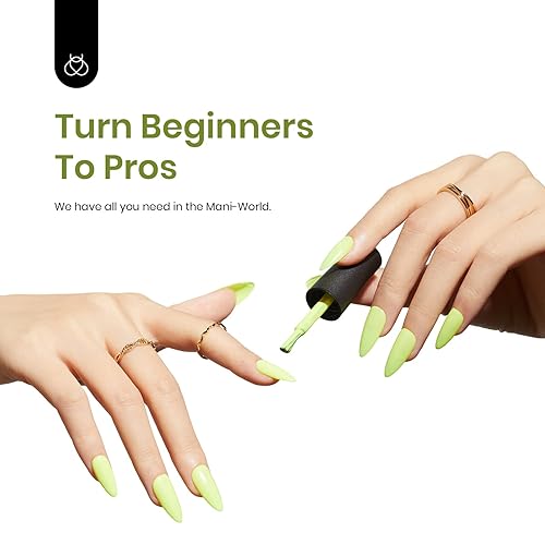 Miniatura 89 de Beetles - Esmalte de uñas en gel de 0.5 onzas fluidas (15ml), curado con lámpara LED, extracción por remojo, para arte de uñas, estética