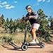 LEOOUT Electric Scooter 2800w Motor, 60 Miles Long Range & 40 MPH Speed, Upgraded 52V 25AH Battery, 10'' Heavy Duty Off-Road Tire, Electric Scooter for Adults