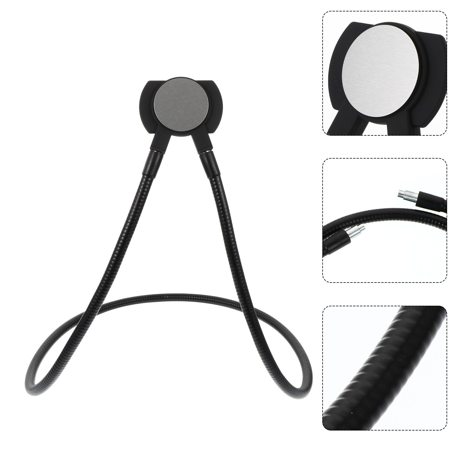 STOBAZA Supporto Magnetico per Telefono da Collo, Girevole 360°, Nero