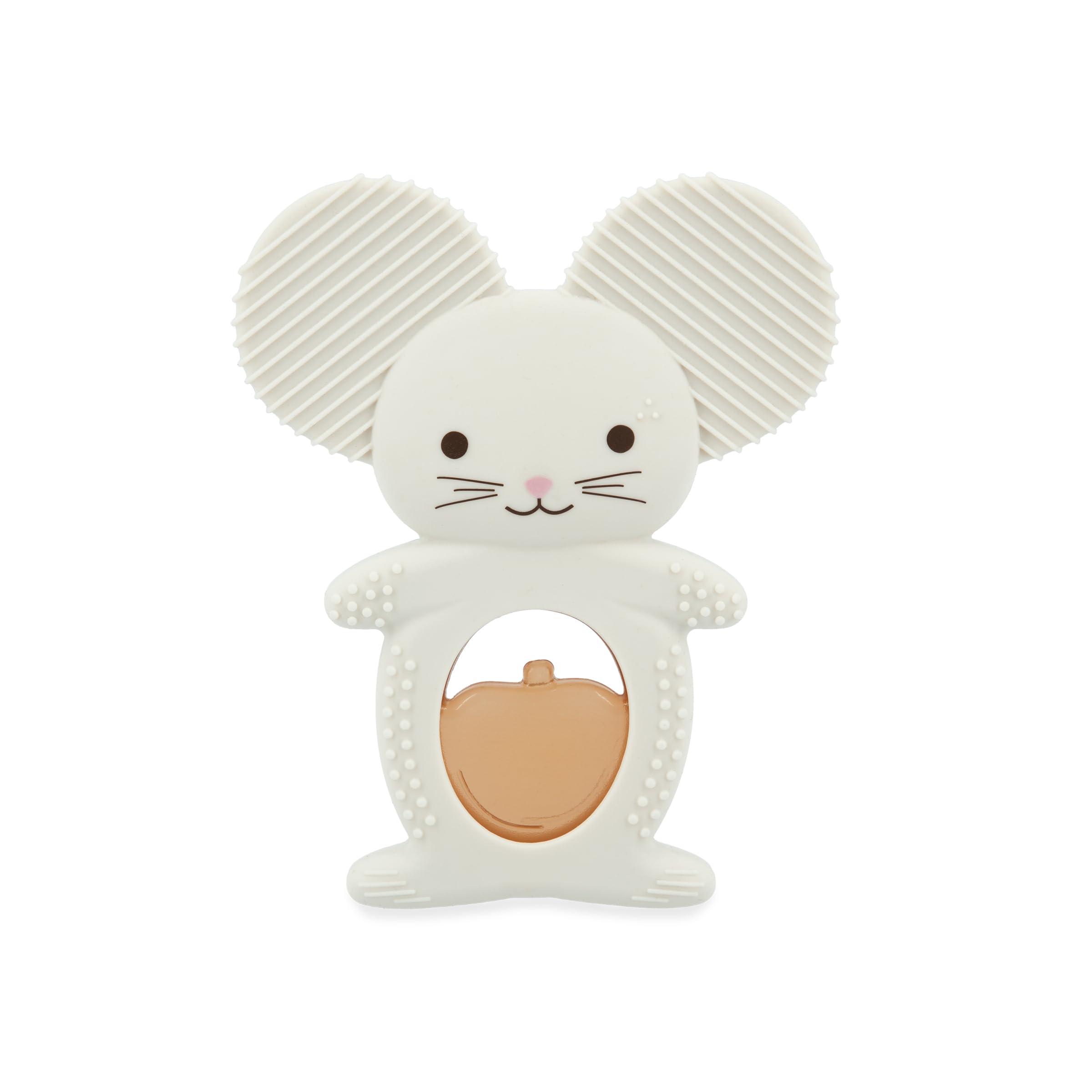 Kaloo - Anneau de Dentition Réfrigérant Souris – Jouet Bébé en Silicone Souple - Soulage les Gencives Sensibles - Facile à Attraper - Lavable - Dès 6 Mois -K208005 - 1