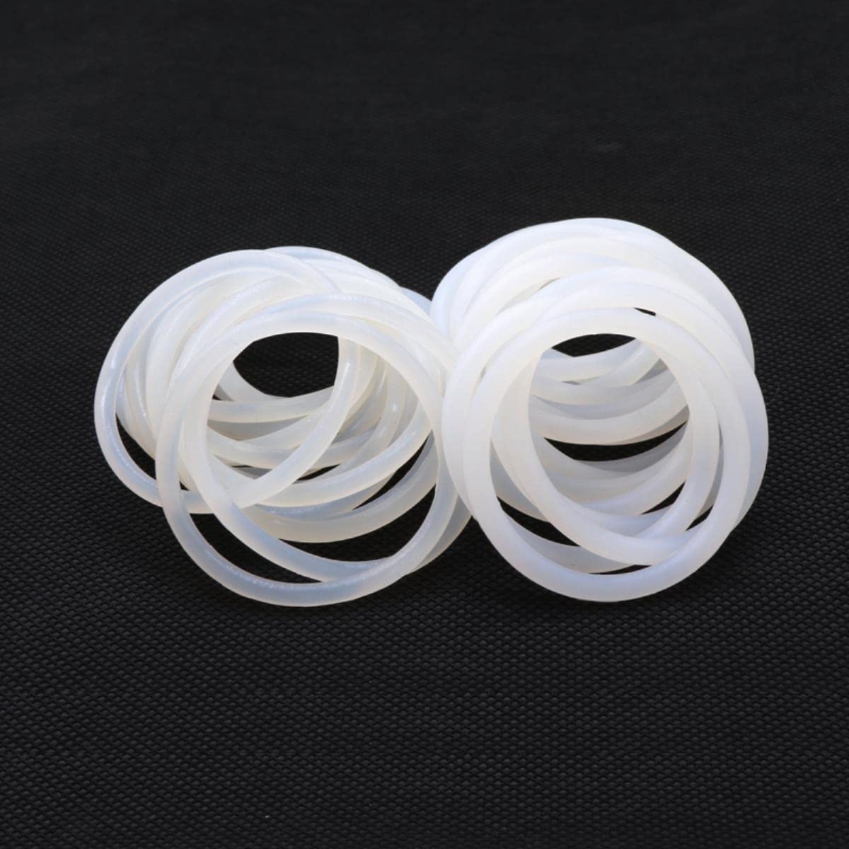 10/50 Stück O-Ring-Dichtung aus lebensmittelechtem Silikon, weiß, CS 3 mm OD 10 ~ 100 mm, wasserdichte Unterlegscheibe aus Gummi O-Ring-OD 72 mm ID 66 mm, 50 Stück, CS 3,0 mm
