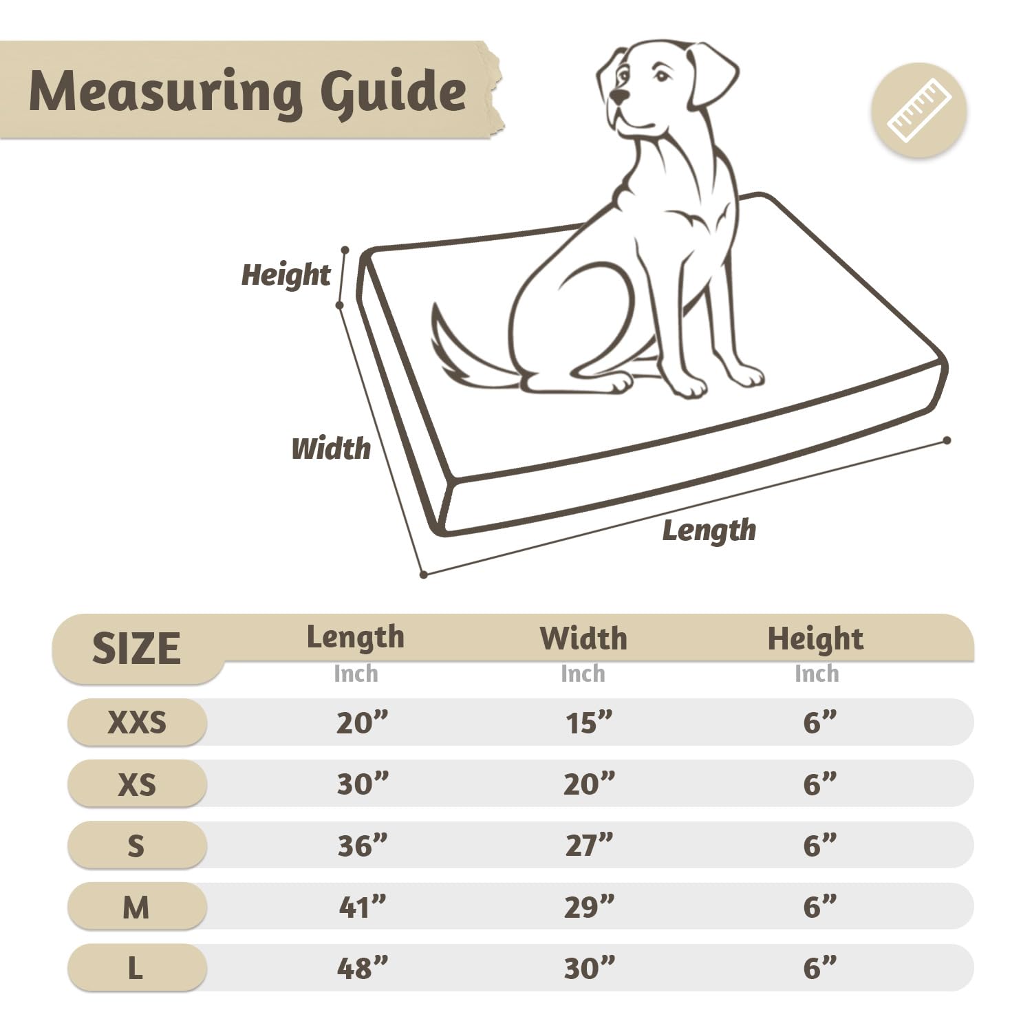 SOFTOWN Dog Bed Covers Replacement Washable Dog Bed Waterproof Cover Soft Cover for Dog Cat, Cover Only (Grey, 20x15x6 inches)