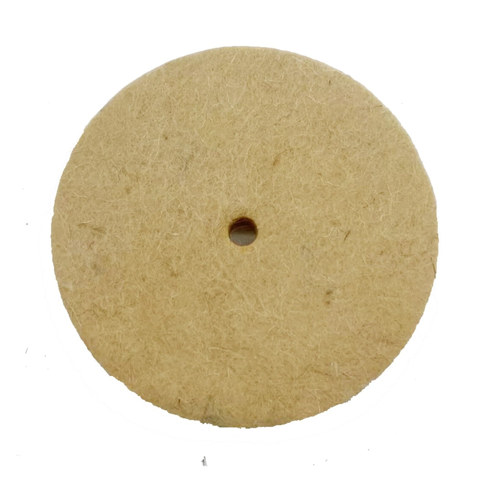 Disque abrasif de tampon de polissage de laine de feutre de roue de polissage de meule de foret for l'outil rotatif de meuleuse d'établi ou de meuleuse(125mm)