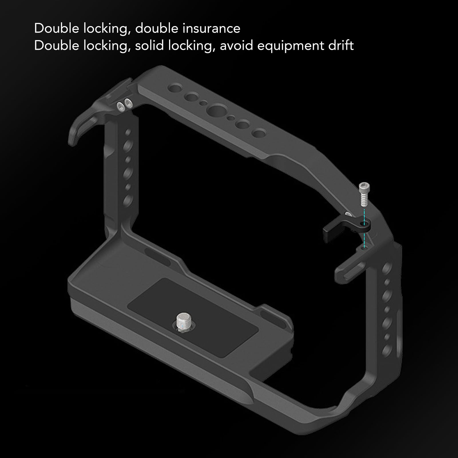 CHICIRIS Rig Video per Fotocamera Alluminio Premium per XH2 XH2S Produzione Video di Installazione Semplice