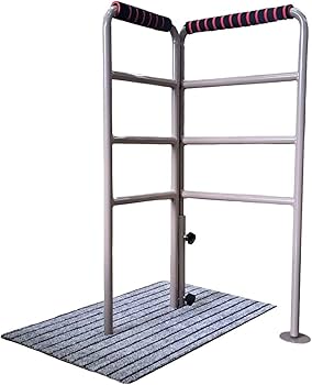 Amazon.co.jp: 立ち上がり補助手すり 立つ之助 のび太 方向切替可能な