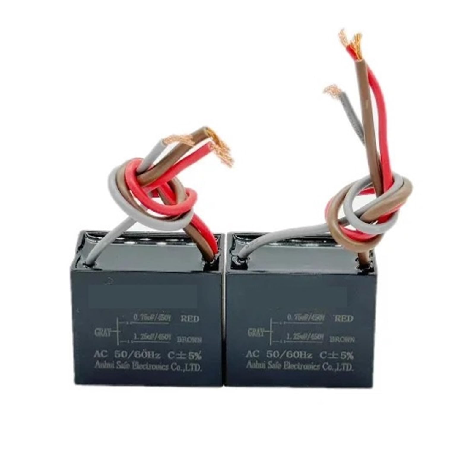 LEOTNNDQ 1pcs Cbb61 0.75UF + 1.25UF 450v 3wires capacitor