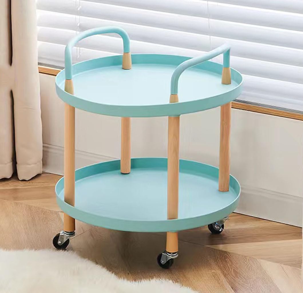 Carrito rodante versátil de 3 niveles, solución multifuncional para cocina, baño y oficina, elegante mesa auxiliar y estantería para uso doméstico o comercial