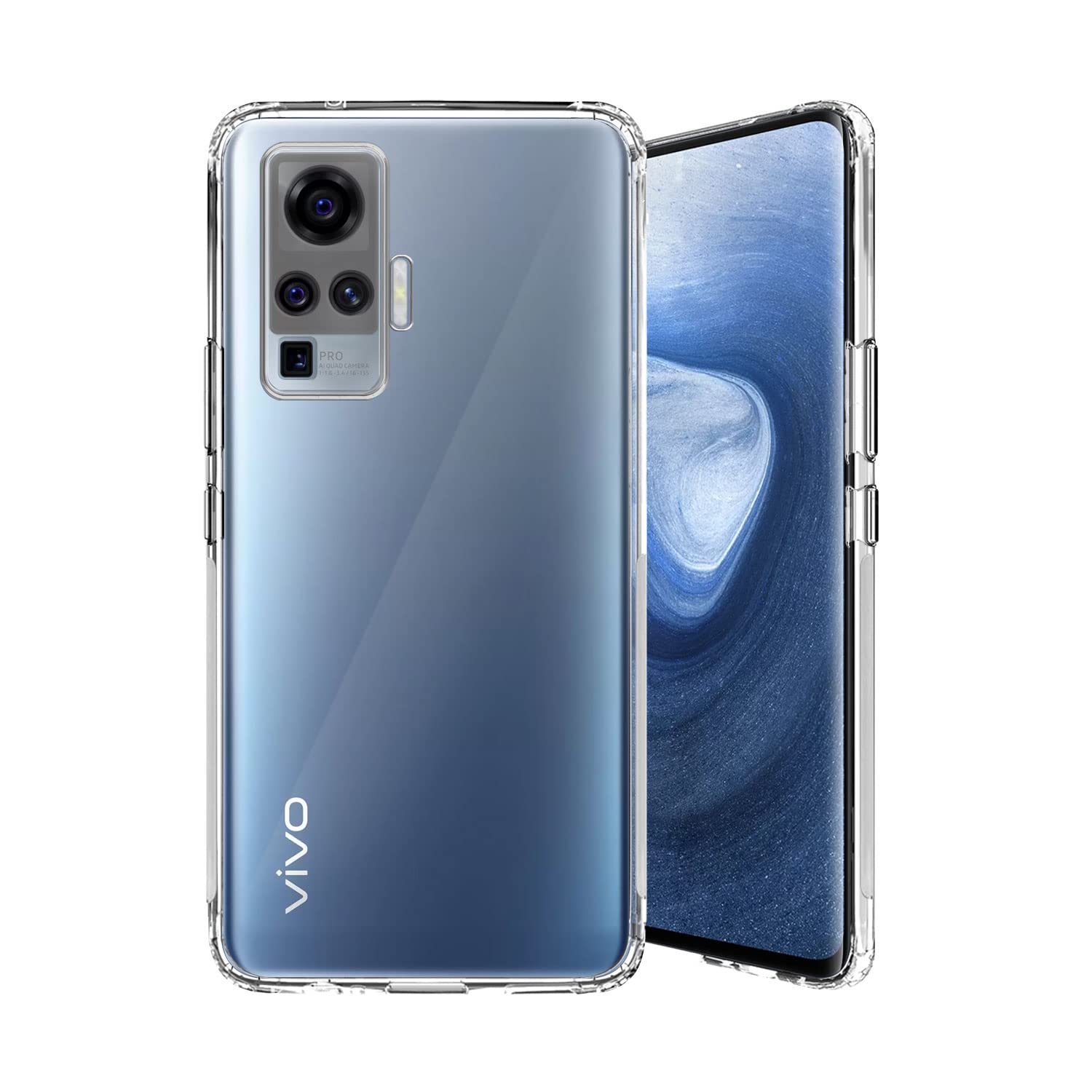 Amazon Brand - Solimo TPU Anti Dust Plug Mobile Cover (Soft & Flexible Back Case) for Vivo X50 Pro, Clear (B08XXSNXGN) Amazon Price History, Amazon Price Tracker