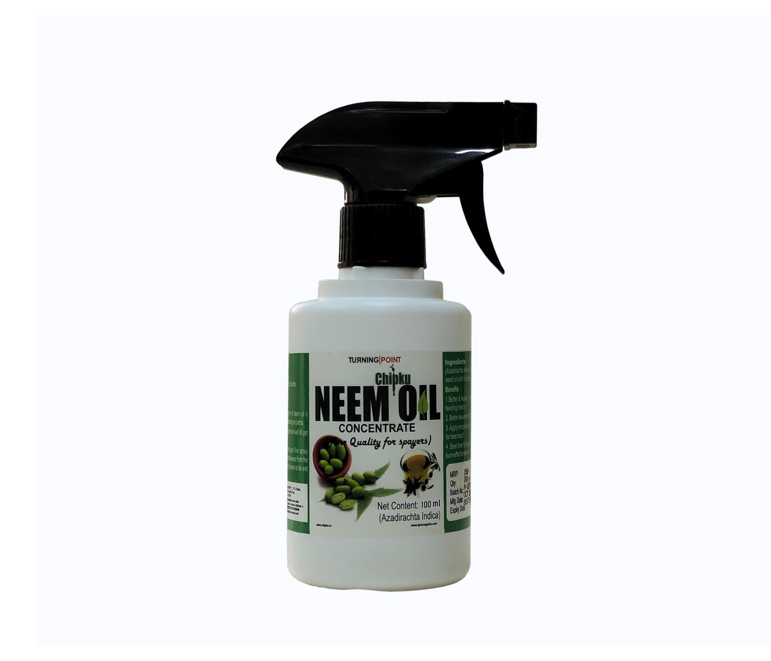 Chipku Pure Cold Pressed Water Soluble Neem Oil Concentrate For Plants & Garden 100ml Pack Of 2 With FREE Measuring Cup |For Making 40 Neem Spray Bottles For Plant Insects | Herbal Pest Repellent | 3 in 1 Formula (B0CV9B4NZ3) Amazon Price History, Amazon Price Tracker