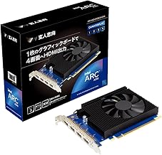 GDDR6 Graphics Board with Intel Ark A310, 4GB (Genuine Domestic Product) AR-A310-E4GB/4HDMI