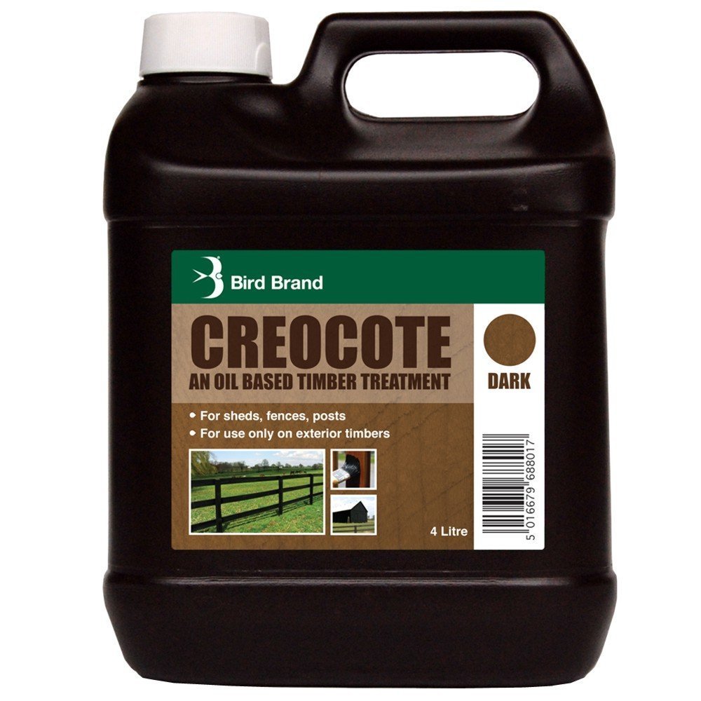 4 Litre Bird Brand Creocote - Dark - Box of 4