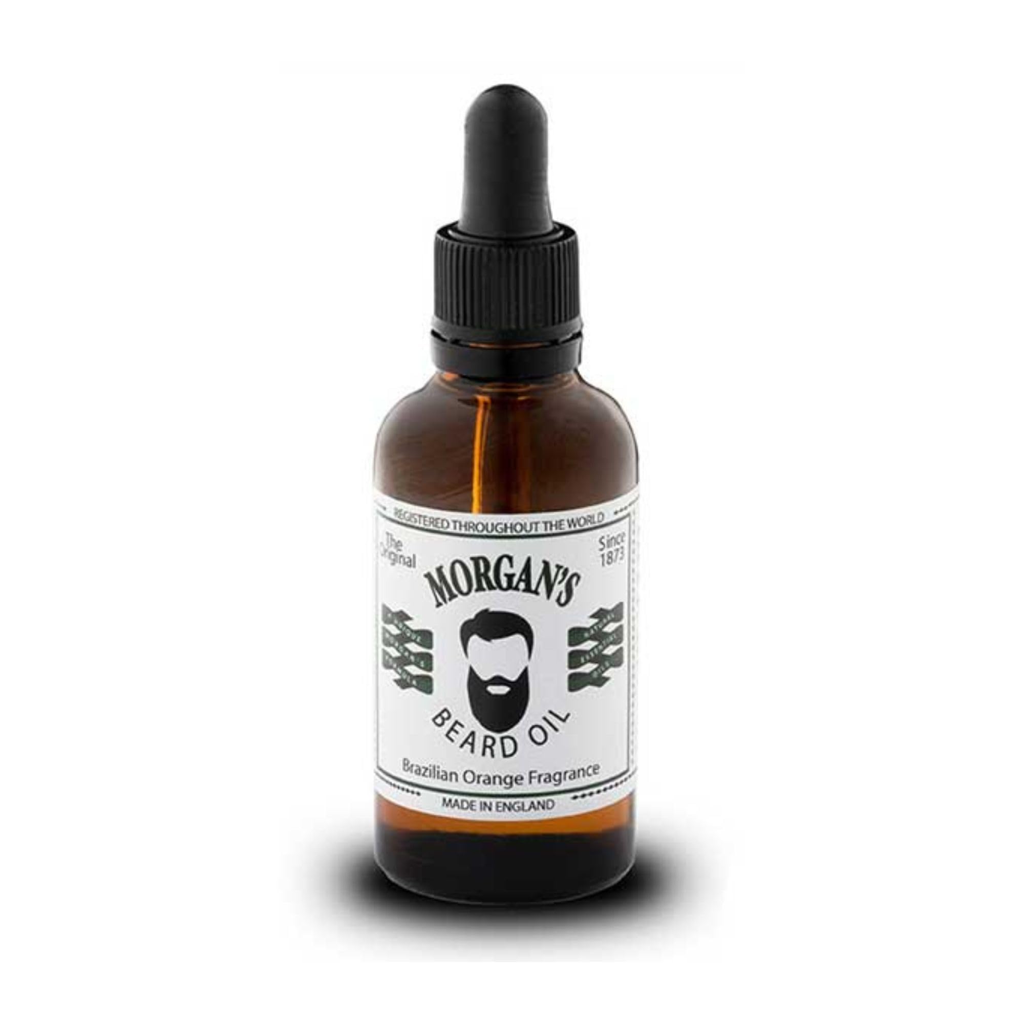 Morgan’s Pomade Beard Oil – Brazilian Orange Fragrance – Nourishing Beard Conditioner for Softness, Shine & Healthy Growth, 50ml