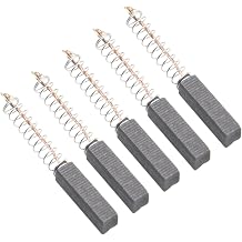 TreasureCave 10pcs Carbon Brushes 20mm x 5mm x 5mm for Electric Motors, Replacement Motor Brush Compatible with Power Tools, Drills, Angle Grinders, Circular Saws, Miter Saws, Vacuum Cleaners