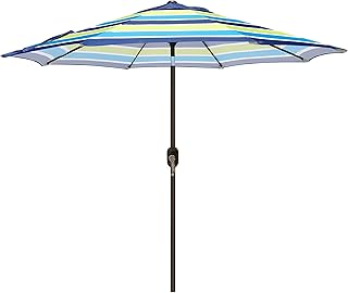 Blissun 9' Outdoor Patio Umbrella, Outdoor Table Umbrella, Yard Umbrella...