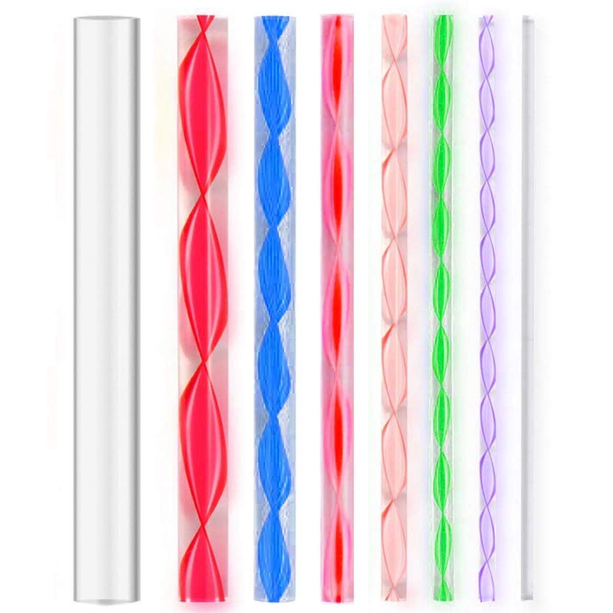 Tootpado Mandala Tool Acrylic Rod for IY Craft & Rock Painting (Pack Contains 8pcs) , Multicolor