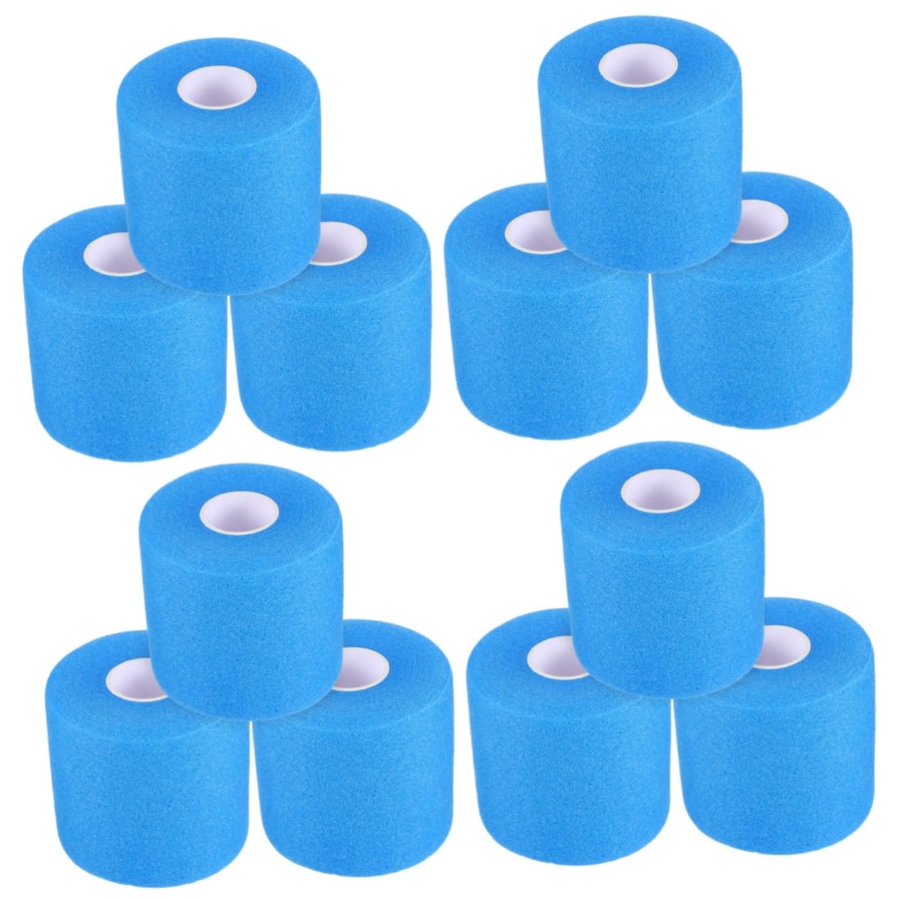 ifundom Cintura Sportiva Ammortizzante Formazione Cinghie Gruppo Musicale Mano Polso Nastro Sportivo Tagliabile Fascia Sportiva Multifunzionale Bende Elastiche Spugna Blue 3 * 3