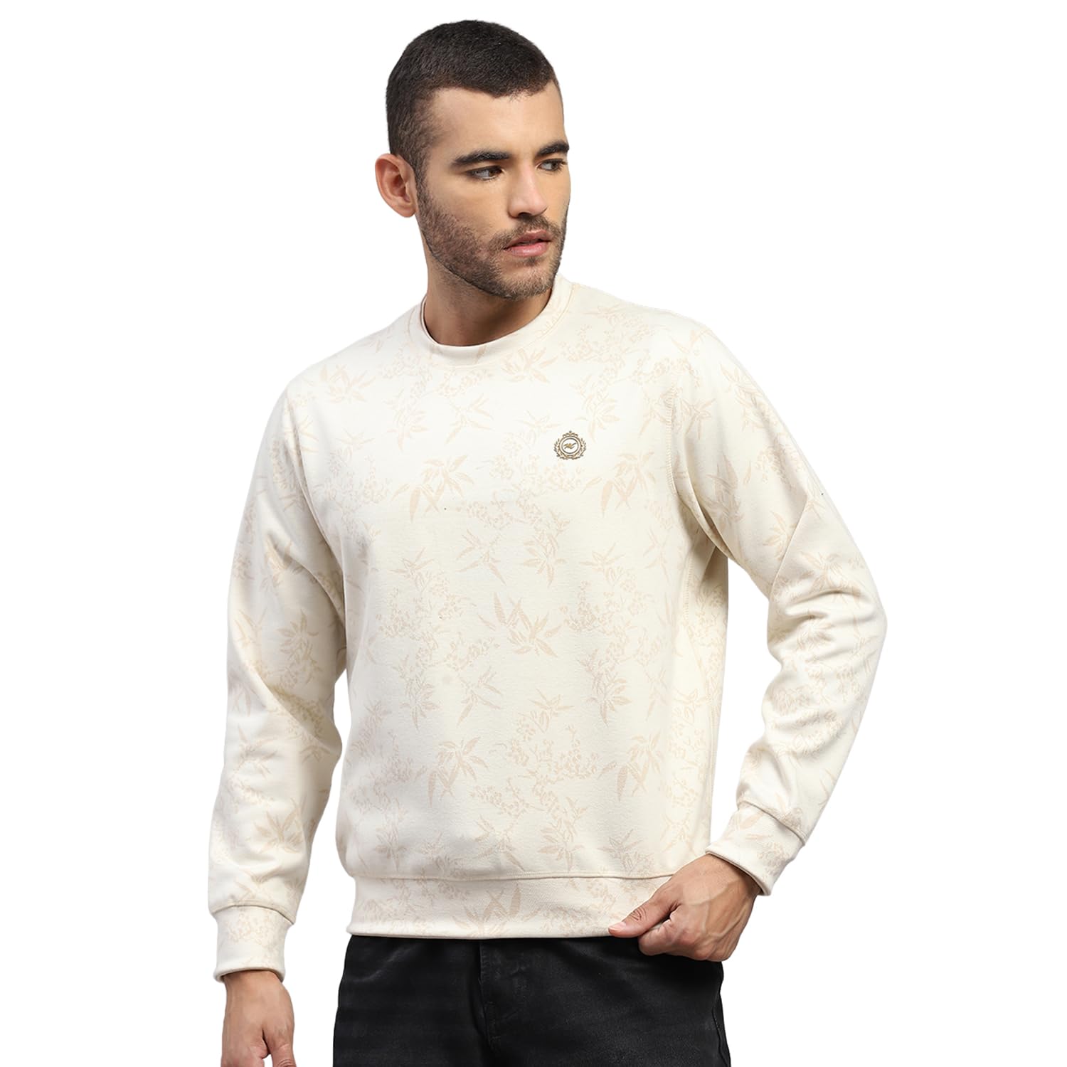 monte carlo Men's Regular Fit Printed Round Neck Pull On Closure Full Sleeve Winter Sweatshirt | Reversible Sweatshirt for Men | Comfortable Casual Winter Wear for Men's (Pack of 1)-picture-32
