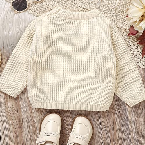 Girl Hearts Embroidery Sweaters Cute Knit Print Crewneck Long Sleeve Pullover Ribbed Round Neck Fall Winter Tops3