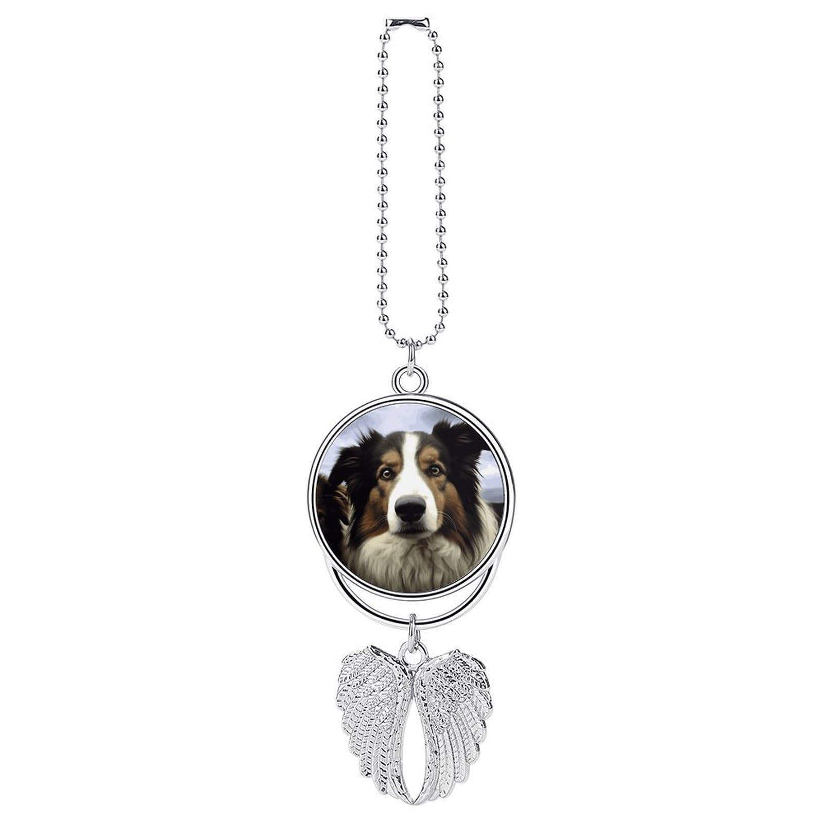 Sheep Dog Car Charm Alloy Car Rear View Mirrors Hanging Ornaments Stylish Car Pendant Funny Auto Hanging Accessories Car Hanging Ornaments Gift for Women Men