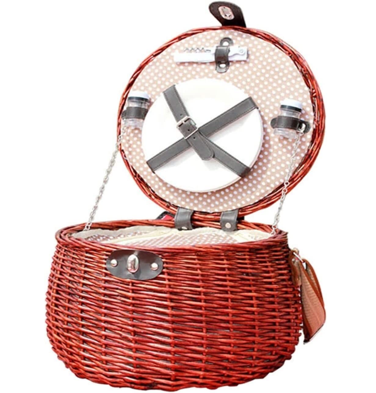 Camping Picnic Basket Harvest Picnic Basket Camping Easter Egg Candy Handwoven Wicker Multifunctional Storage Outdoor Party