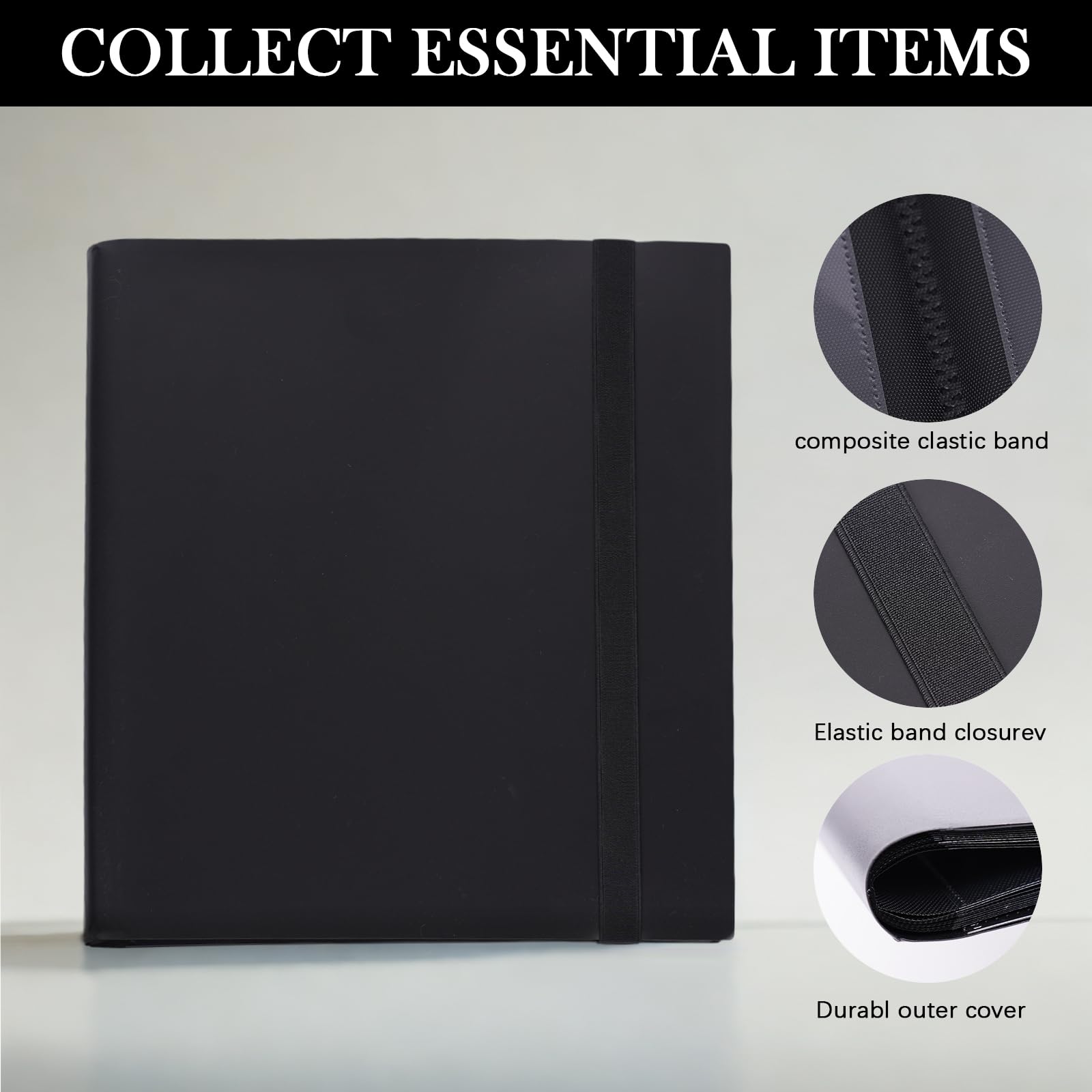 Album De Rangement Pour Cartes à Collectionner – 480 Poches, 20 Pages Recto Verso, Poche 7x9,7 Cm – Protège Vos Cartes Pokemon, Sportives, Jeux