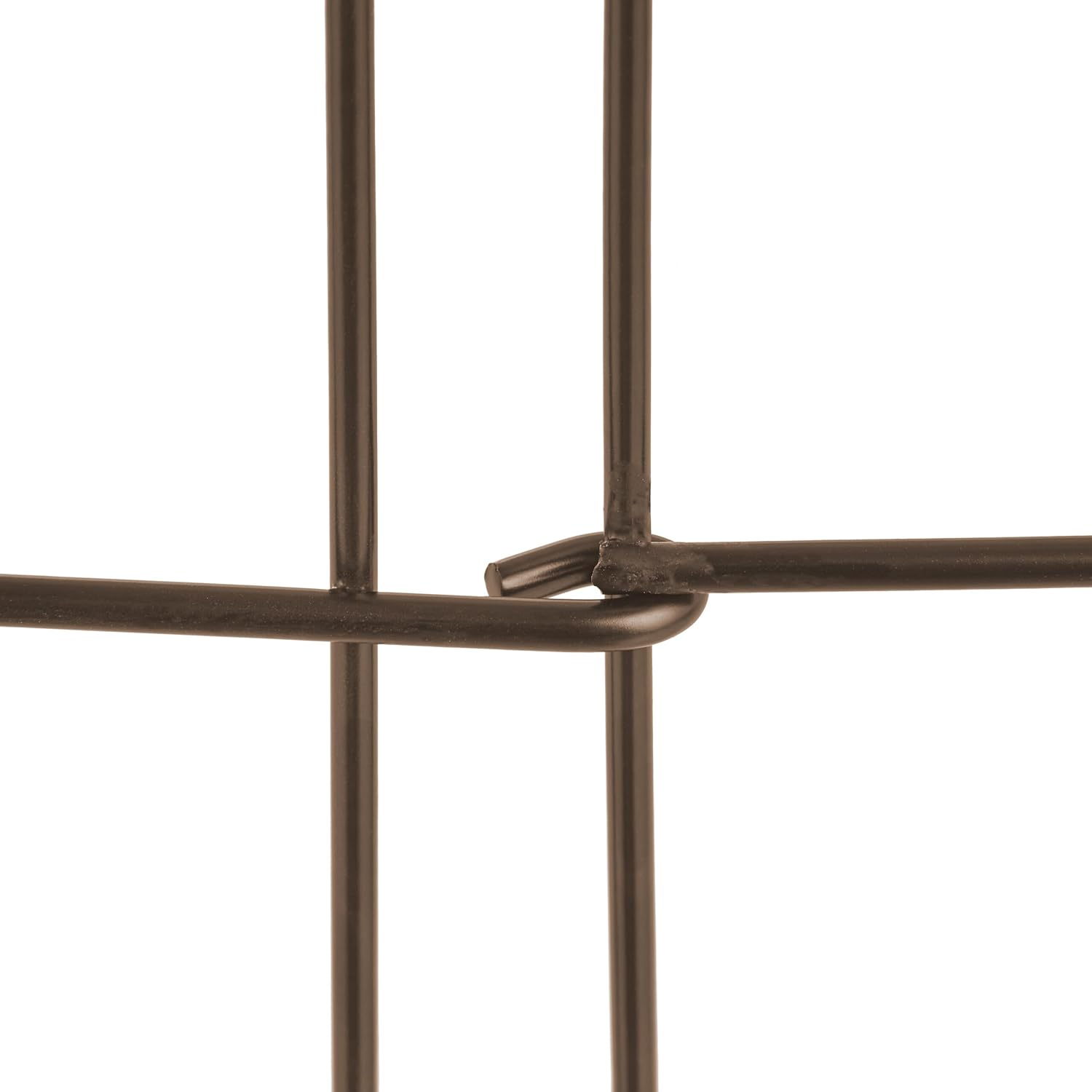 Relaxdays Flower Bed Edging, Set of 4, Metal, H x W: 28 x 38.5 cm, Flower Bed Border for Garden, Decorative Fence for Plugging, Bronze