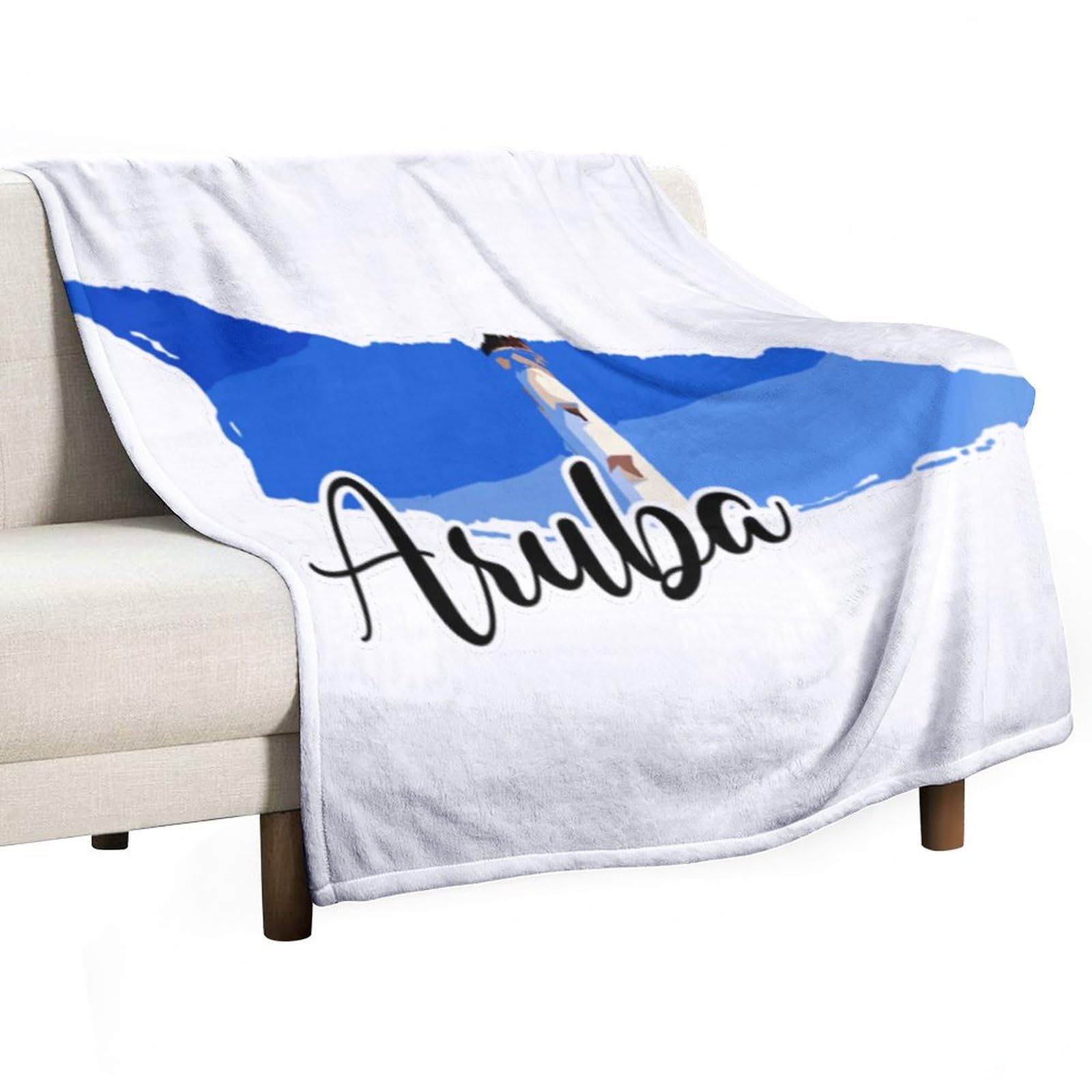 Couverture de lit en peluche Aruba contre le froid des soirées d'hiver