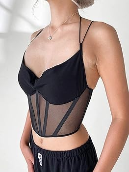Modegal corset crop top Clearance