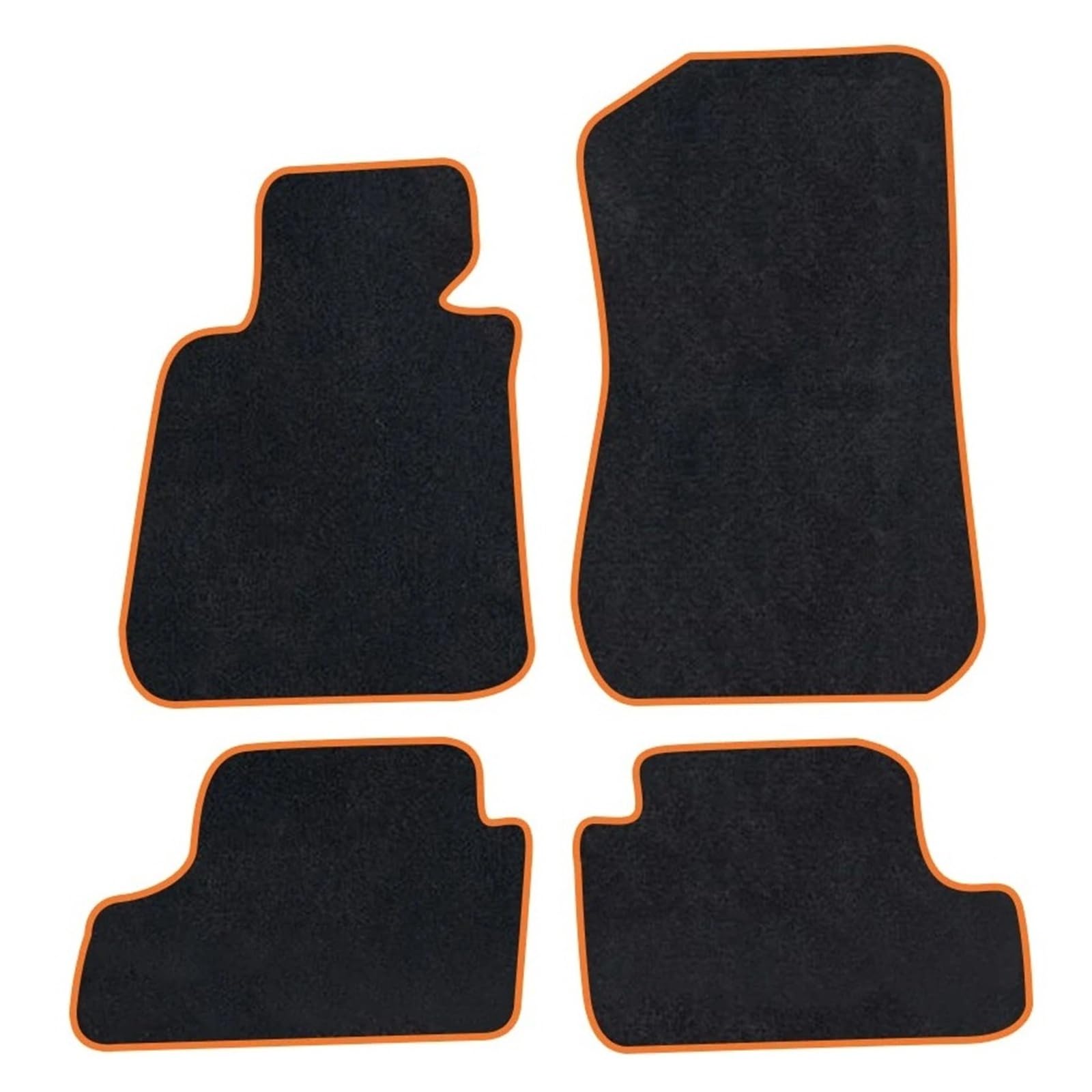 Tapis de sol de voiture Série 3 E93 Cabriolet 2007-2012 revêtement sol orange