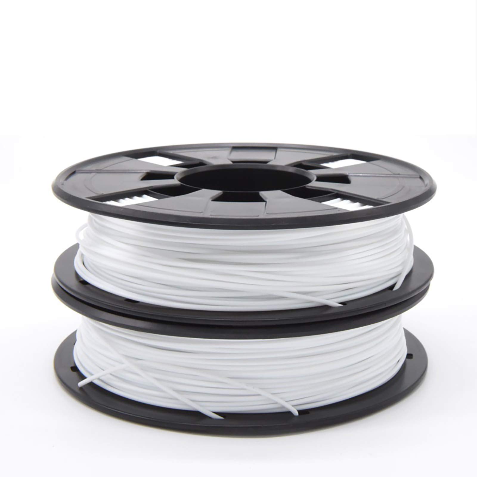 Filament ABS filament do drukowania 3D 0,2 kg szpula biały ABS przewodzący filament 0,2 kg, 1,75 mm na 2 rolkach