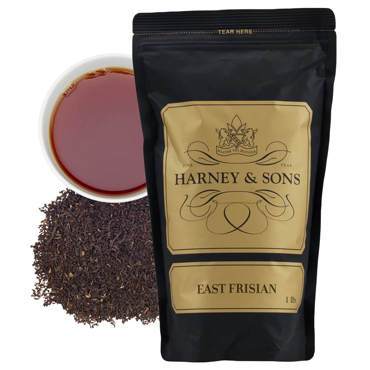 East Frisian Loose Leaf Black Tea by Harney & Sons – 16 Ounce (Pack of 1), Model 32-0149