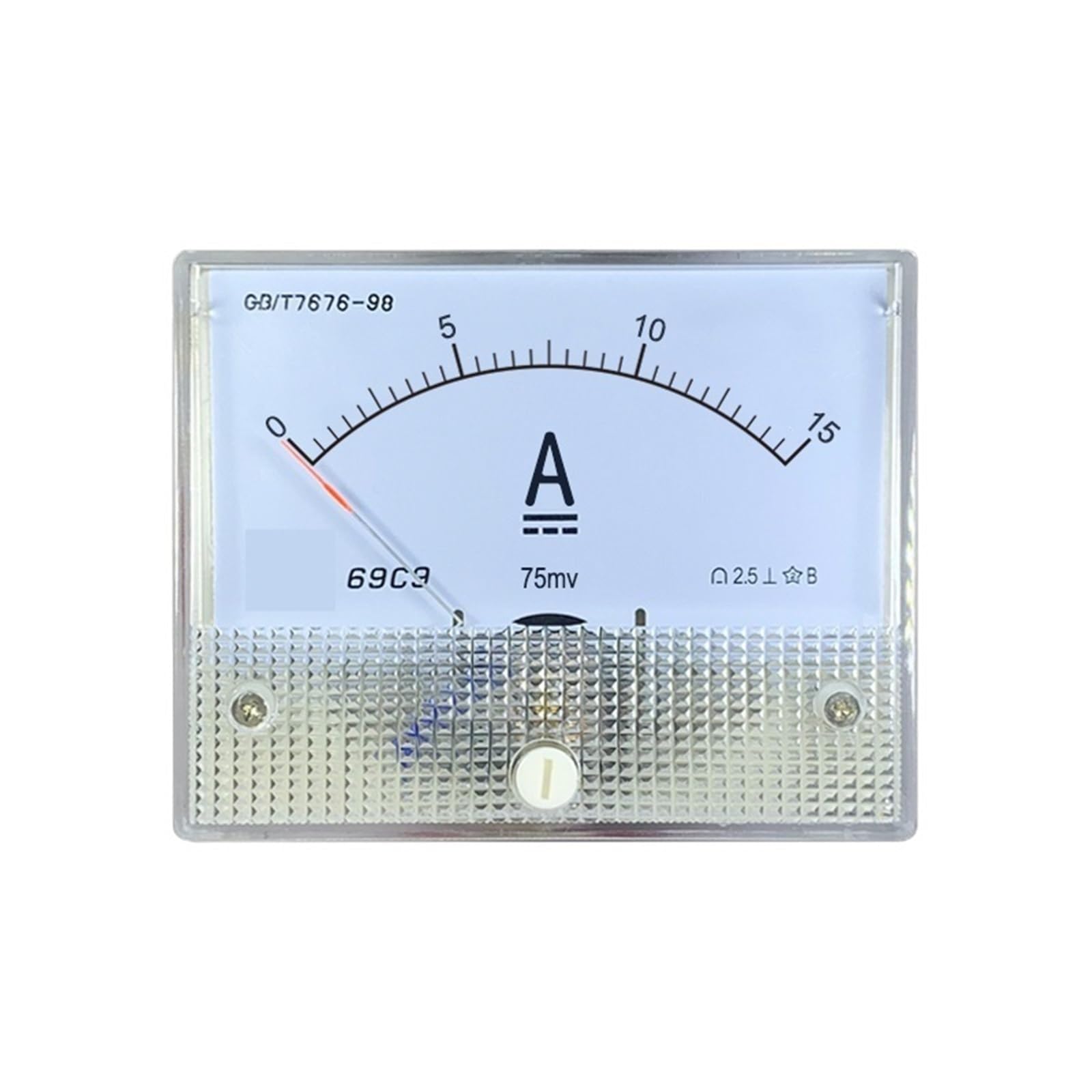 Ampèremètre 69c9-a DC avec shunt 500A 75mv pour mesure de courant
