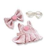 17cm Doll Clothes & Outfit Set for 17cm Dolls - Designer Clothes - Premium Fashion Dresses with Accessories, Luxury Chic Doll Clothing & Style Bundle,No Doll(Style-a)