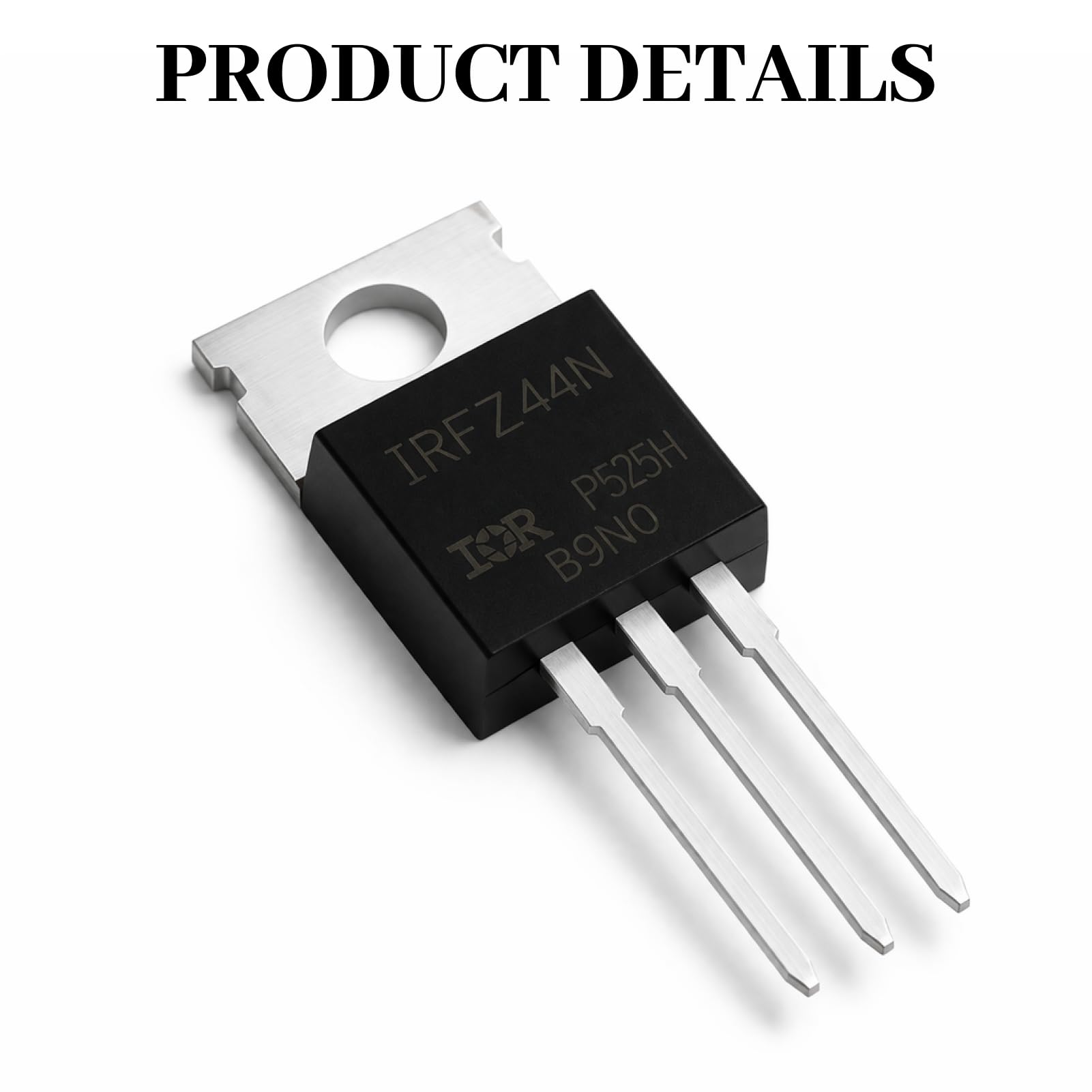 IRLZ44N MOSFET N canale 55V 47A TO-220AB Transistor set MOSFET di potenza per progetti elettronici