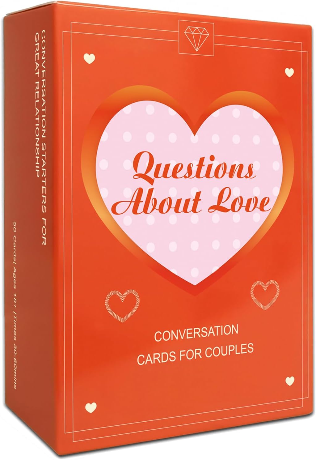 UMONIE Conversation Cards for Couples, Fun Questions Couples Games for Date Night, Cards Game for Couples to Strengthen Relationships, Romance, Trust - Valentine's Day Couples Gifts for Him/Her/Them