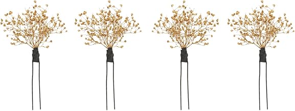 Soubien Hair Ornament, Coming of Age Ceremony, Graduation Ceremony, Set of 4, Kasumi Grass, Small, Small, Small Add, Japanese and Western Use, B, Bronze Gold