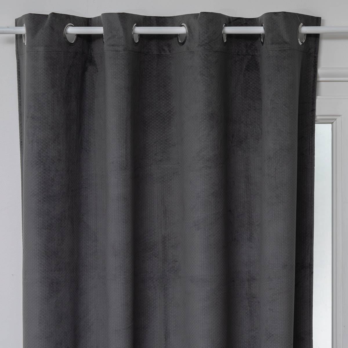 Tenda oscurante yupi effetto velluto blu indaco 135x260cm - Atmosphera