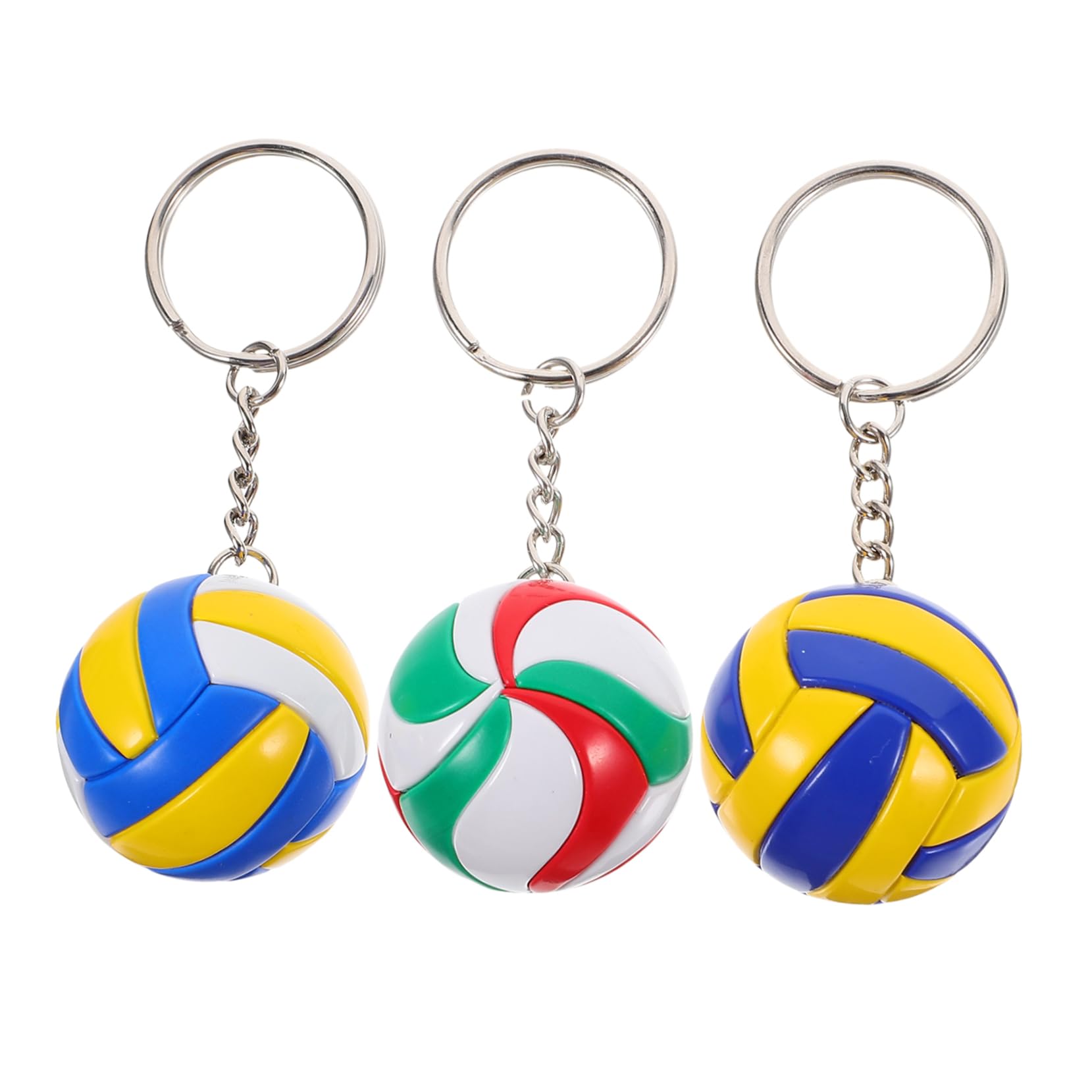 3 Pz Portachiavi Pallavolo, Regalo Incantesimi Di Pallavolo, Zaini Sacchetti Regalo, Ciondolo per Borsa per Bambini, Squisito Ciondolo, Catena Fascino Borsa Da Calcio