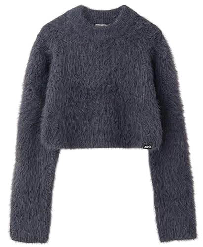 [�G�b�N�X�K�[��] �n�C�l�b�N�R���p�N�g�j�b�g�g�b�v HIGH NECK COMPACT KNIT TOP 105244015017 CHARCOAL ONE SIZE