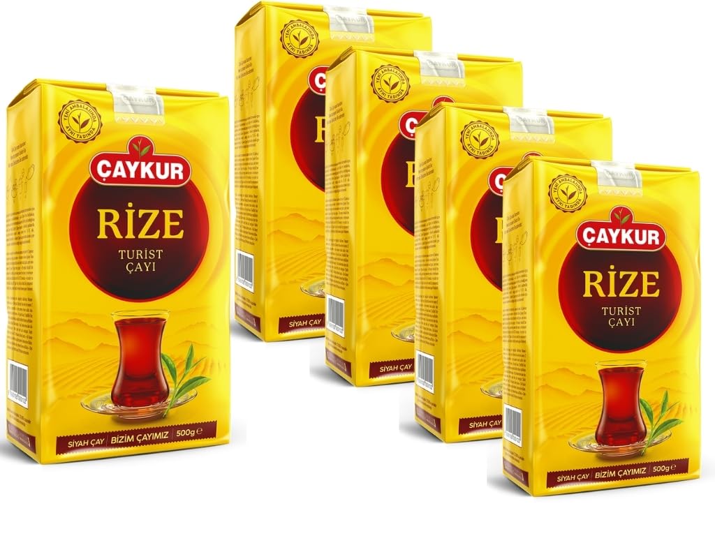 5 x 500g Caykur Turkish Black Tea Rize Cay