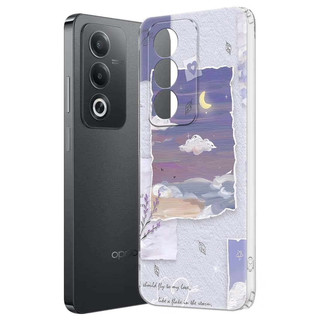 Nainz Soft Mobile Back Cover for Oppo A3 Pro 5G (Silicone_Multicolor) (B0D94XT9DQ) Amazon Price History, Amazon Price Tracker