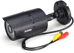 ZOSI 1000TVL 960H CCTV Camera 36IR LEDs Outdoor Night Vision 100ft High Resolution Home Security Camera Bullet Camera asin的图片