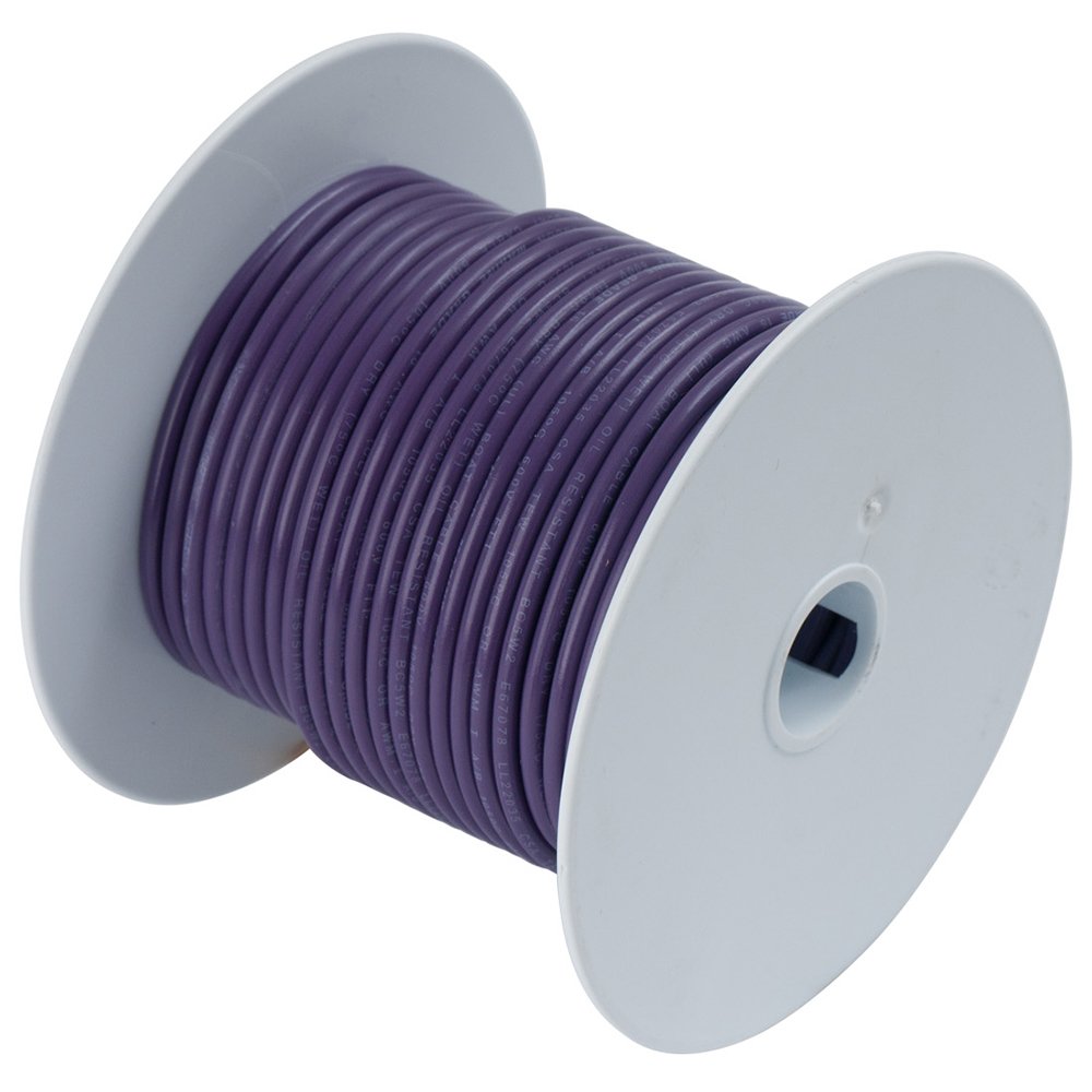 Ancor 104750 Marine Grade Electrical Primary Tinned Copper Boat Wiring (14-Gauge, Purple, 500-Feet)