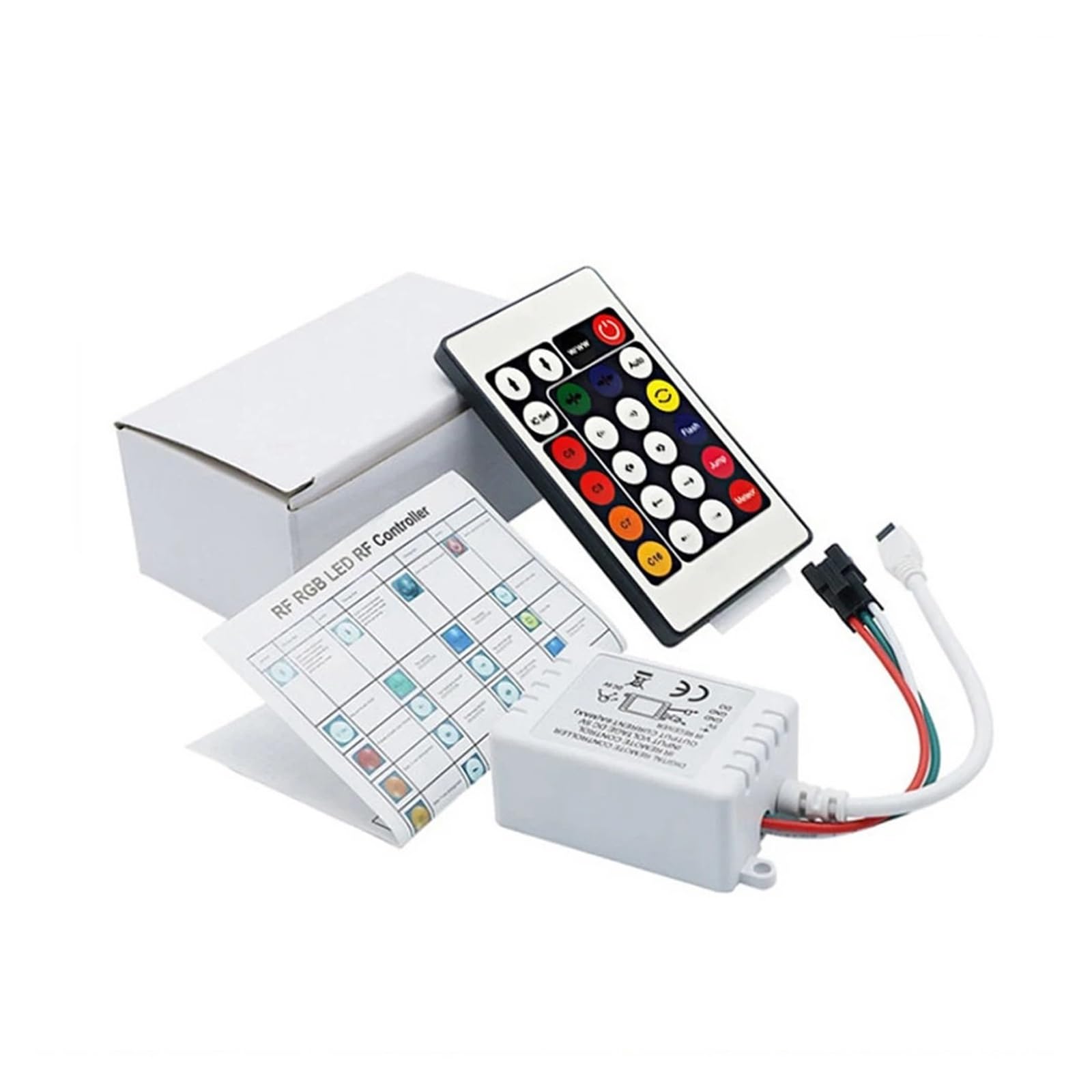Controlador LED SK6812 y WS2812B con conector Jack U de 3 pines para solucionar cortes de luz
