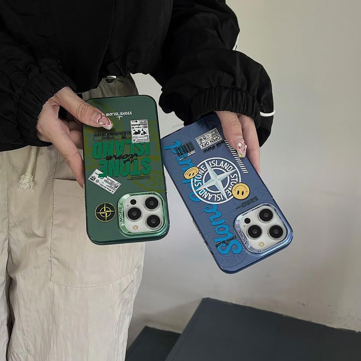 Amazon.co.jp: 欧米風スマホケース ストーンアイランド アイフォン