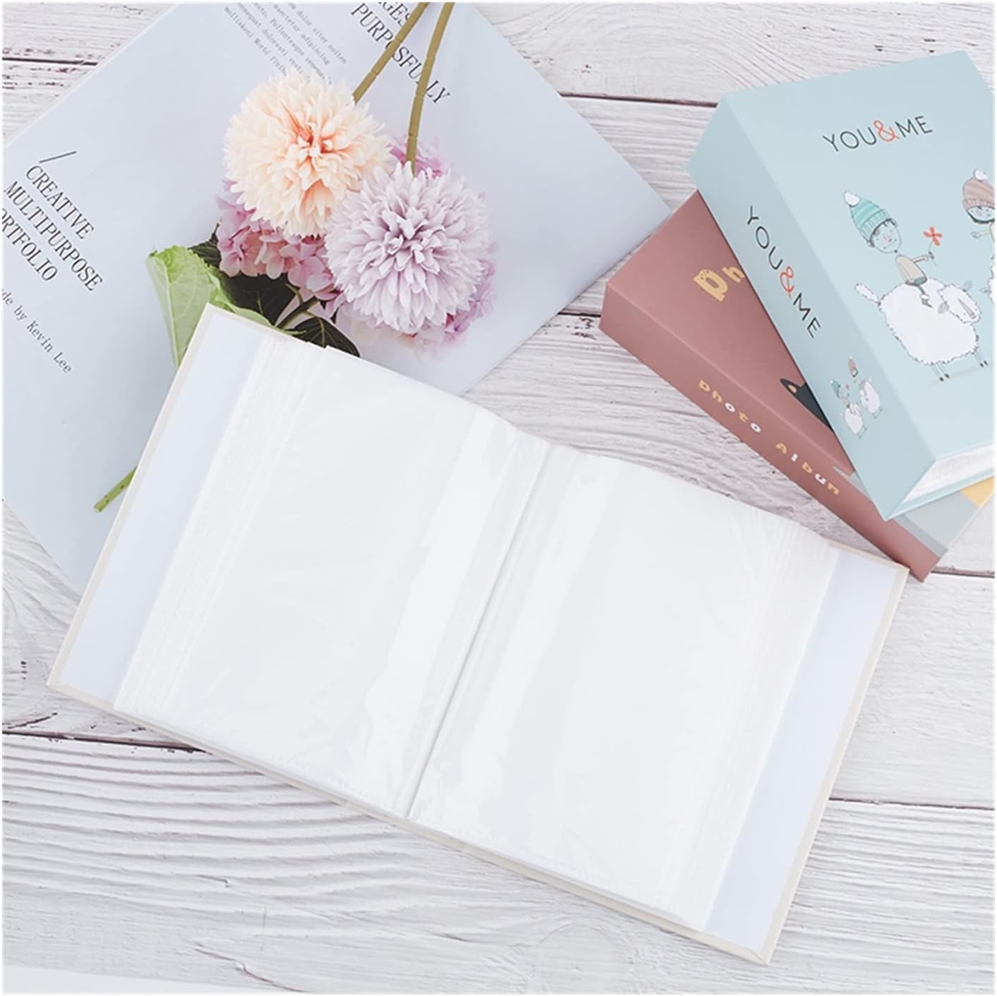 Mold Your Memories Baby Photo Album Book 100 Photos | Album for Photos Collection | Photo Album 4x6 (U & ME 100 Photos) 4